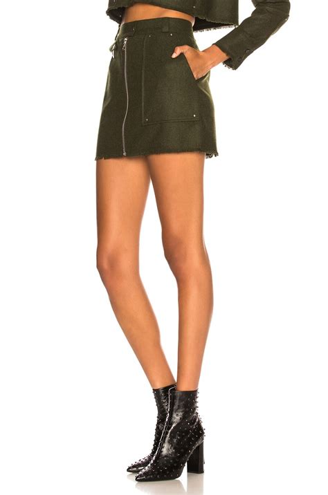 BEAU SOUCI Raid Skirt in Army | FWRD