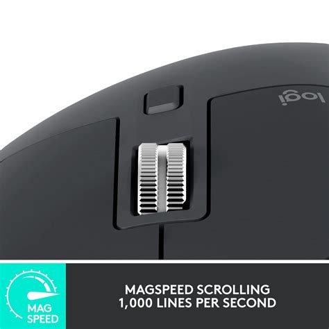 Logitech MX Master 3S - Wireless Performance Mouse with Ultra-Fast Scr