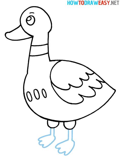 How to Draw Duck for Kids 的图像结果