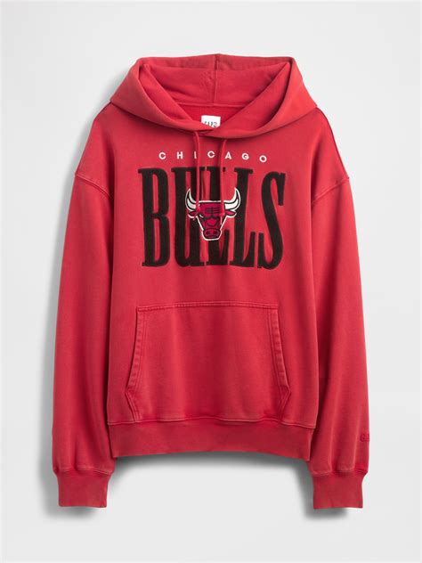 NBA Chicago Bulls Logo Heavyweight Hoodie | Gap