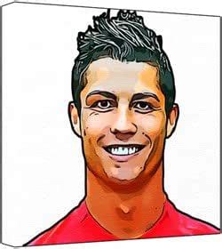 Cristiano Ronaldo - Pop Art Print (Multicolour; White Background) 50 x ...