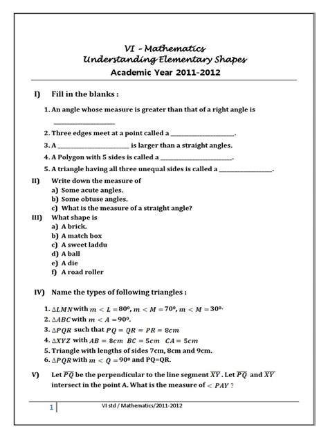 Image result for Class 6 Maths Chapter Wise Worksheets