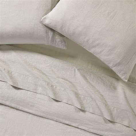 Best Linen Sheets: 100% Organic French Flax Linen Fitted Sheet Set – Sijo