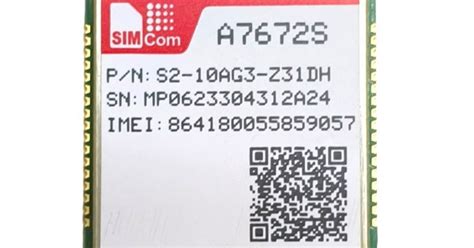 Buy A7672S-FASE 4G LTE / 2G / GSM / GPRS / GNSS / GPS Module - SIMCom ...