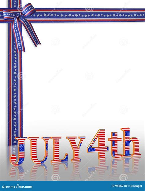 July 4Th background border stock illustration. Illustration of design ...