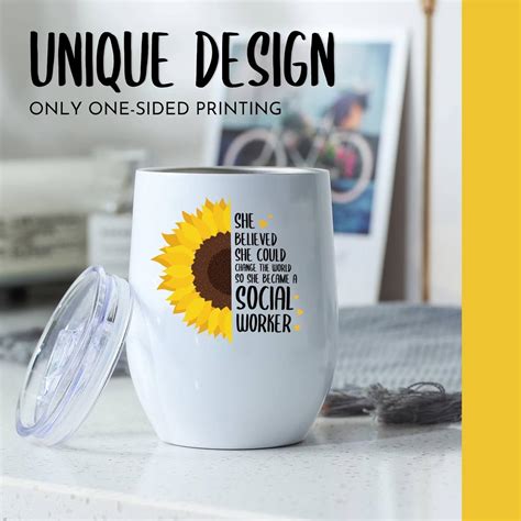 Buy Social Worker Gifts For Women - 12oz/350ml Stainless Steel ...