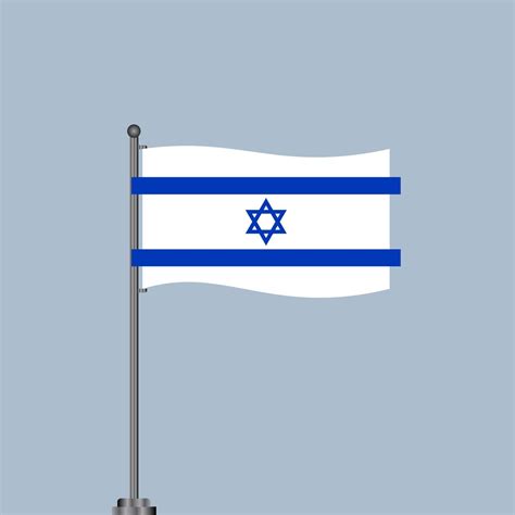 Illustration of Israel flag Template 13257230 Vector Art at Vecteezy