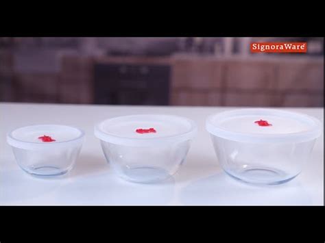 Mixing Bowl Borosilicate Glass with Lid 1000 ml. – Signoraware