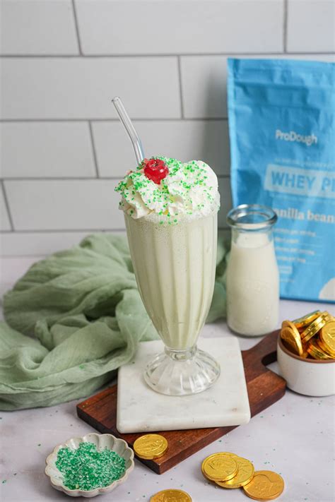 Shamrock Protein Shake – ProDough Protein Bakeshop
