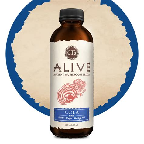 GT's Alive Cola Ancient Mushroom Elixir reviews ratings & information ...