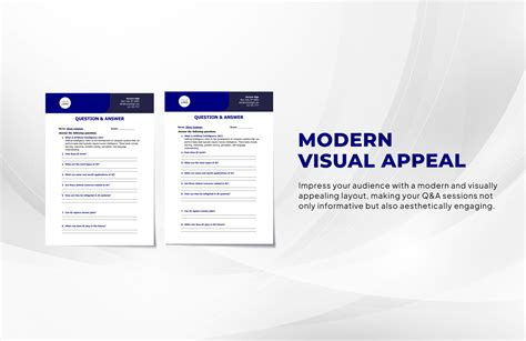 Question & Answer Design Template in Word, PDF, Google Docs - Download ...