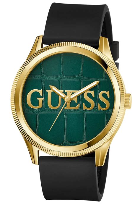 GUESS REPUTATION Mens Black GoldTone Analog Watch GW0887G2 – KRISHNA ...