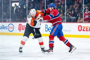 Arber Xhekaj and Nicolas Deslauriers exchange punches in the Montreal ...