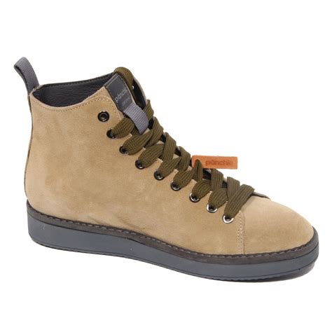G1758 sneaker donna PÀNCHIC P01 MID CUT suede shoes woman
