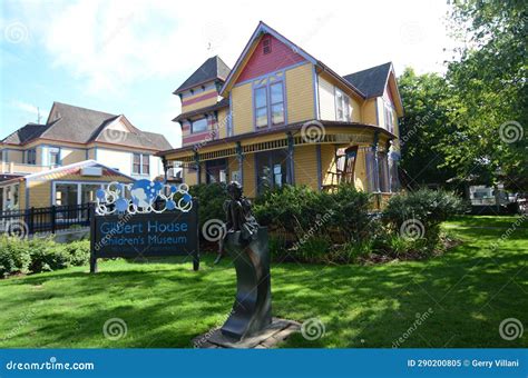 A.C. Gilbert House in Salem, Oregon Stock Image - Image of property ...