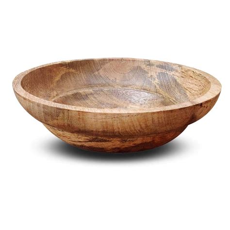 Buy INTENSE ART Wooden Bowl for Serving | Mango Wood Salad Bowls ...