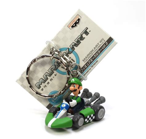 Banpresto Mario Kart Wii Keychains With Figure Vol. 4 - Luigi : Amazon ...