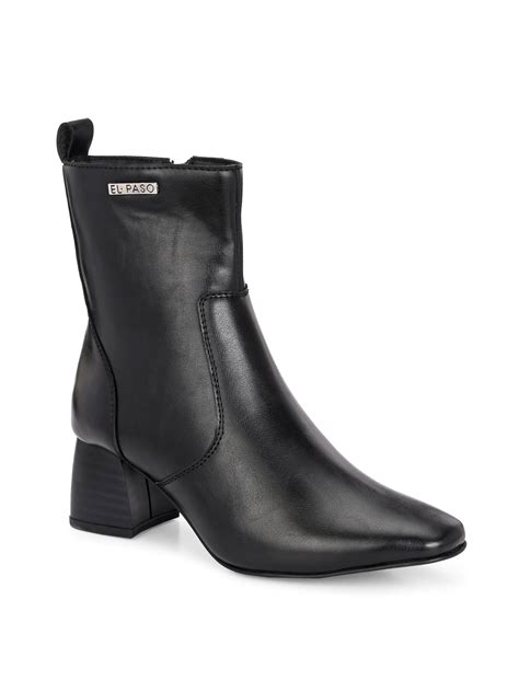 Women Pointed-Toe Ankle-Length Boots for Stylish Elegance – El Paso Fashion