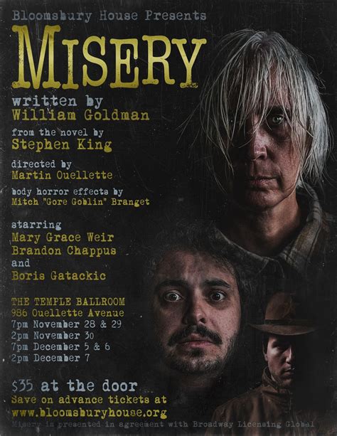 MISERY at the Temple Ballroom, 986 Ouellette Avenue, Windsor, ON ...