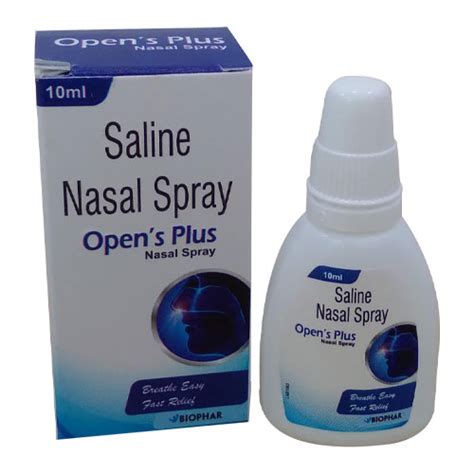 OPEN'S PLUS NASAL SPRAY BIOPHAR LIFESCIENCES PVT LTD
