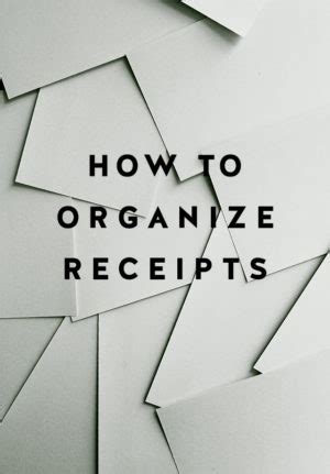 Image result for Organizing Receipts