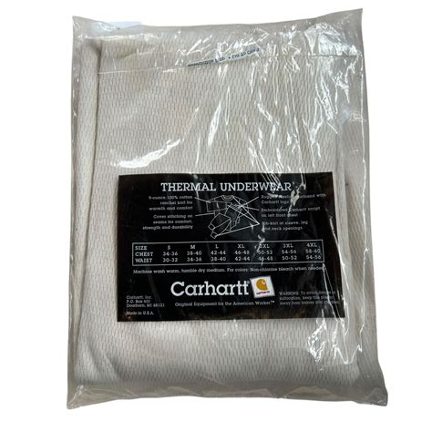 Dead Stock!! 1990s Carhartt 100%cotton thermal inner made in USA | What ...