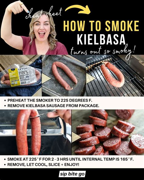 EASY Traeger Smoked Kielbasa Sausage Recipe - Sip Bite Go