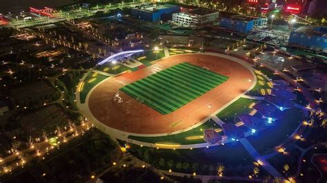 开园在即！德州市体育公园进行灯光亮化调试_德州新闻网