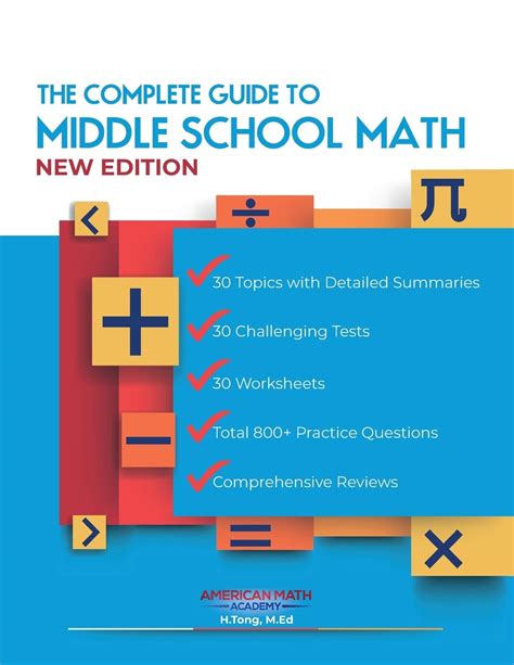 Buy The Complete Guide to Middle School Math Book Grades 6-8 Book ...
