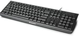 Lenovo KBD_BO-USB K4802 Wired USB Standard Desktop Keyboard Compatible ...
