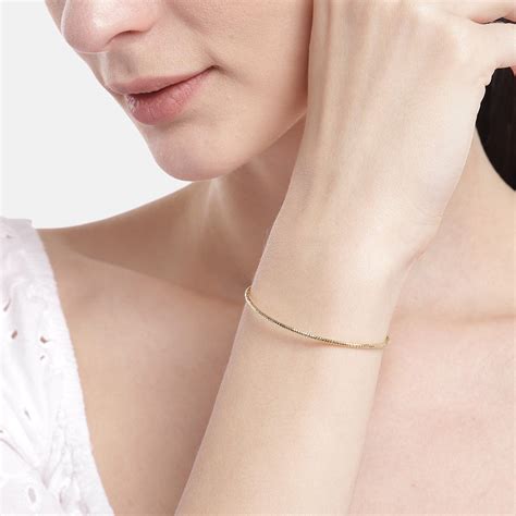 Radiant Glow Gold Plated 925 Sterling Silver Bracelet – Zavya