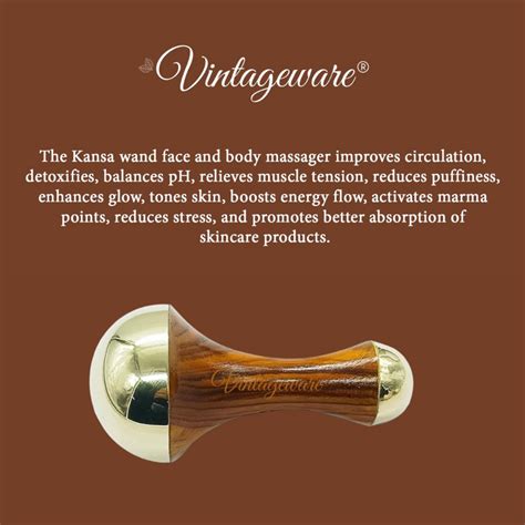 Kansa Wand for Face | Ayurvedic Facial Massage Tool for Skin – Vintageware
