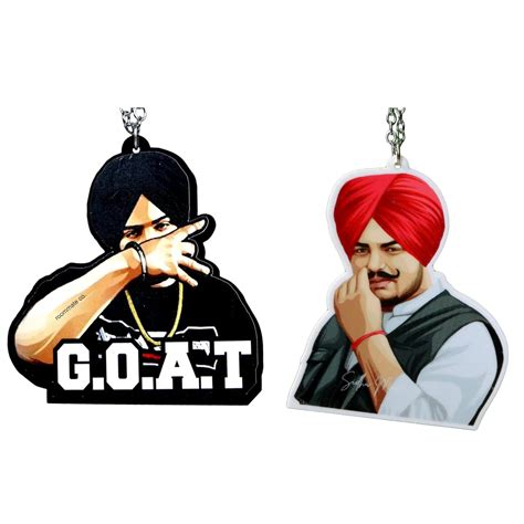 Sidhu Moose Wala Pack of 2| Combo Goat & 295 Double Sided Rear View ...