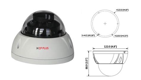 CP-PLUS CP-UNC-VB51ZL3-VMDS 5MP Full HD WDR IR Vandal Dome Camera
