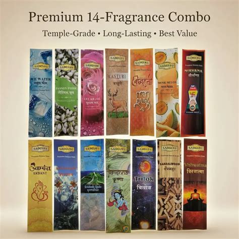 14 Premium Agarbatti Combo – SugandhMart