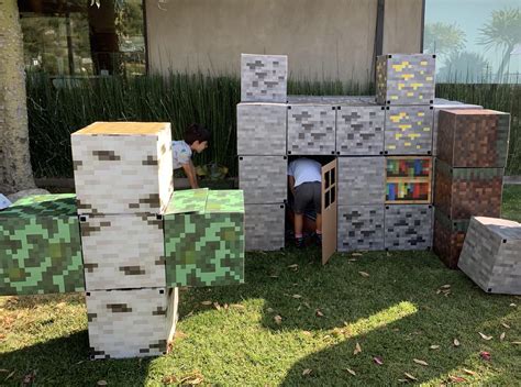Real Life Minecraft at Minecon 的图像结果