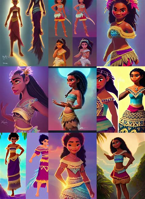 characters from moana, d & d, fantasy, intricate, | Stable Diffusion