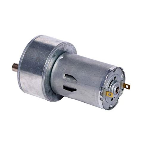 Techtonics 12V DC RS-50-555 Side Shaft DC Geared Motor 300 RPM - High ...