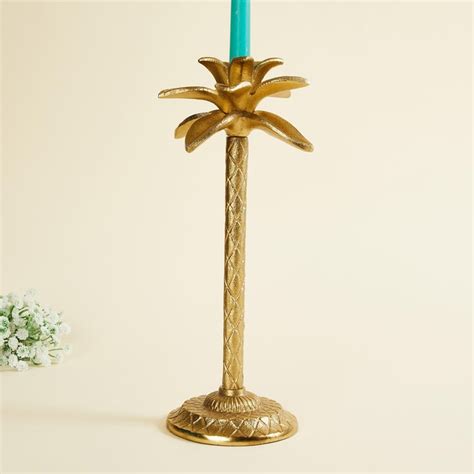 Buy Splendid Metal Palm Tree Candle Holder from Home Centre at just INR ...