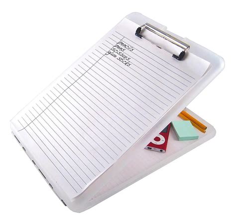 Cigno Clipboard Writing Pad Board with Pen Holder, A4 Size Paper ...