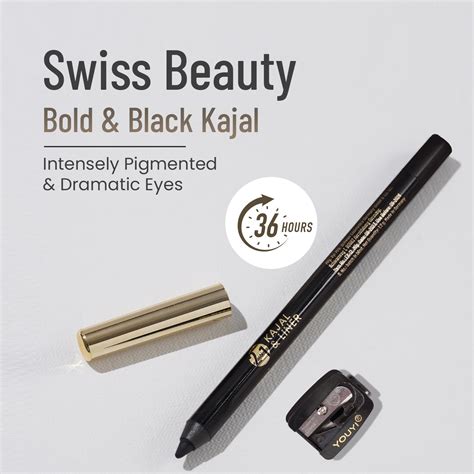 Buy Best Waterproof Eye Kajal Online in India | Swiss Beauty