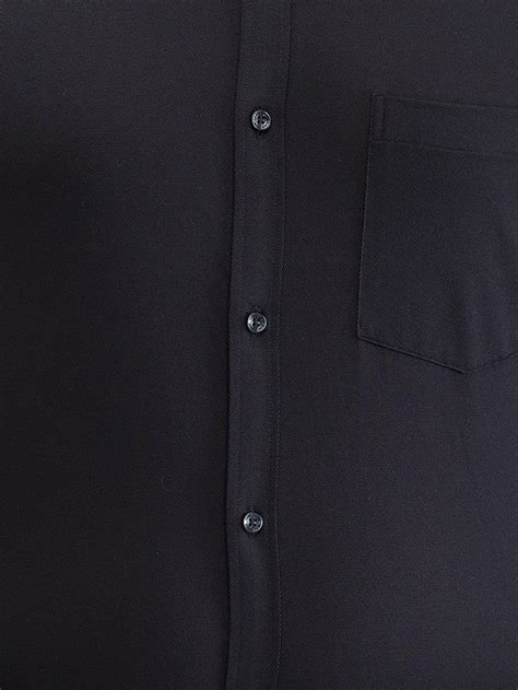 Park Avenue Black Structure Slim Fit Cotton Blend Formal Shirt – MyRaymond