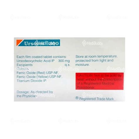 Ursocol 300 Tablet: Price, Uses, Side Effects & How to Use - MediBuddy