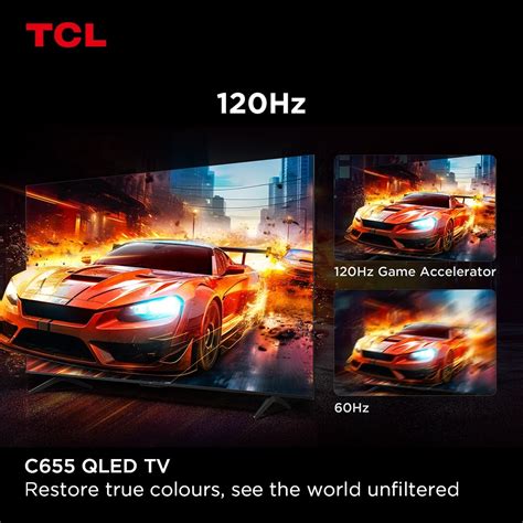 Buy TCL 127 cm (50 inch) QLED Smart Google TV, 50C655, Black at ...