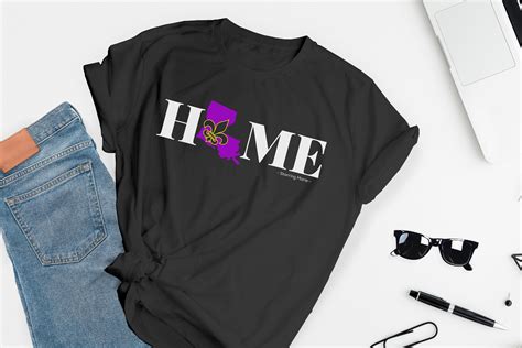 Louisiana Home shirt, Fleur De Lis shirt, Louisiana Proud, State Pride ...