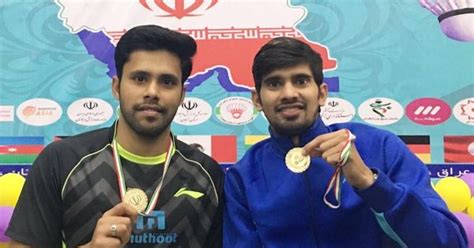 Badminton: Francis Alwin and Nandagopal Kidambi win Iran International ...