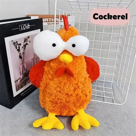 Big Eye Rooster Plush (25 cm)