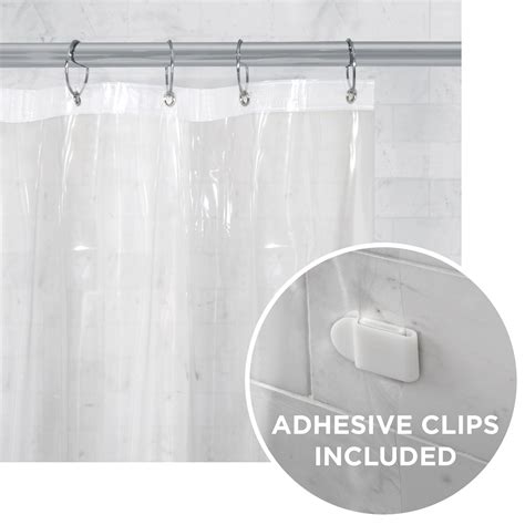 Super Heavyweight Waterproof PEVA Shower Liner, Clear - Better Homes ...