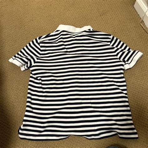 Nautica Men's Black and White Polo-shirts | Depop
