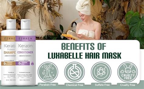 Buy Sevaen Keratin Smooth Shampoo & Keratin Smooth Conditioner & Hair ...